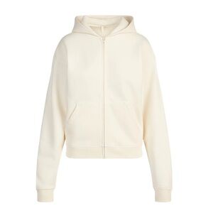 SKIMS French Terry Zip Up Hoodie - Ecru - XL